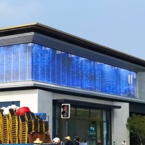 P3.9-7.8 Outdoor Fixed LED Transparent Screen for Building Curtain Walls