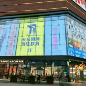 Ultra-Thin Indoor Fixed LED Transparent Display P3.9 for Showroom Glass Walls