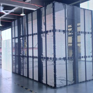 Fixed Installation LED Transparent Screen P3.9-7.8 for Building Facade