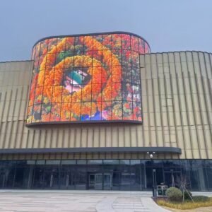 P3.9 Indoor Fixed Transparent LED Wall for Museum Exhibit Glass Cases with High Contrast