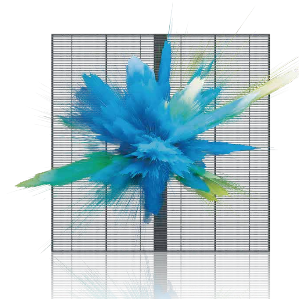 Fixed Installation Led Transparent Screen For Shopping Mall Building