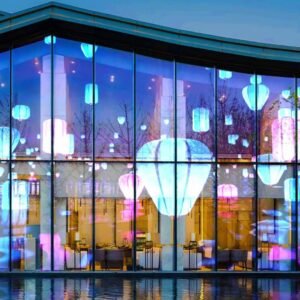 Modular LED Holographic Screen with Curved and Custom Installation