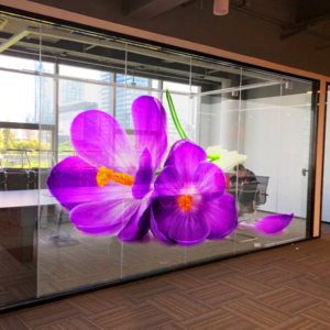 Flexible LED Holographic Screen with Modular and Cuttable Design