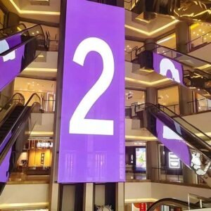 Ultra-Bright 3D LED Holographic Screen with High Transparency