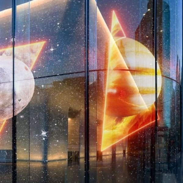 High Brightness LED Holographic Screen for Retail & Semi-Outdoor Advertising